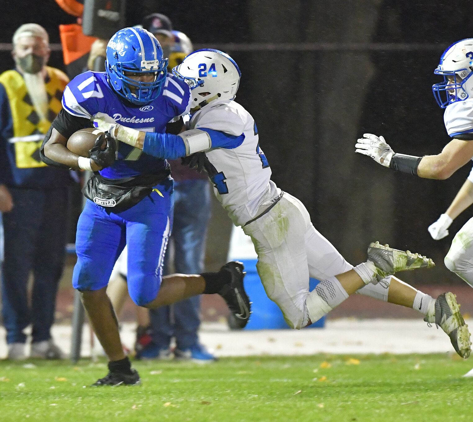 Duchesne vs Jefferson in a Class 2 state quarterfinal football game